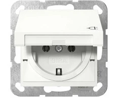 GIRA 445403 SCHUKO KD System 55 Reinweiß