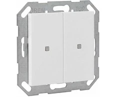 GIRA 517303 KNX Taster Wippe 2f System 55 Reinweiß