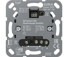 GIRA 540100 S3000 Uni-LED-Dimmeins. Komfort Einsatz