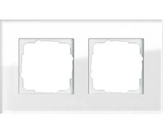 GIRA - Esprit - Rahmen 2-fach *Glas baltas*