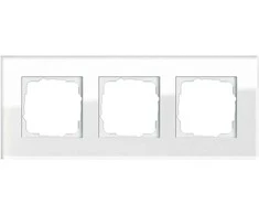 GIRA - Esprit - Rahmen 3-fach *Glas baltas*