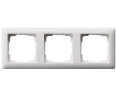 GIRA Standard 55 - Baltas - Thermoplastic - Screwless - 80.7 mm - 223.3 mm - 1.14 cm