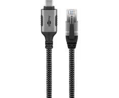 Kabelis USB Goobay Kabelis Ethernet USB-C do RJ45, 2 m