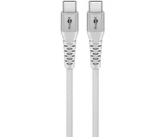 Goobay | USB-C Supersoft Textile Cable with Metal Plugs | 70194
