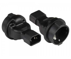Alcasa PA-1402S adapter wtyczek zasilających C14 Typu F Juodas