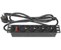 GoodConnections „Alcasa Good Connections“ 19 colių PDU 4 lizdų maitinimo lizdas (GC-N0103)