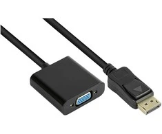 GoodConnections Geros jungtys: adapteris „DisplayPort“ ir „VGA“ jungtims, 1920*1200, esant 60 Hz dažniui, apie 20 cm.