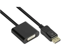 GoodConnections Geros jungtys Adapteris DisplayPort St į DVI-I 24+5 Bu 1080P @ 60Hz apie 20 cm