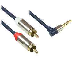 GoodConnections Good Connections Audiokabel 3,5mm-St. gew.-2xRCA St. 2m