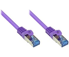 GoodConnections Good Connections Cat.6A Patchkabel S/FTP HF violett 1m