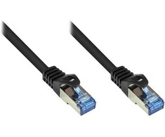 GoodConnections Good Connections Cat.6A Patchkabel S/FTP HF juodas 1,5m