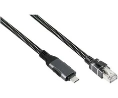 GoodConnections Good Connections Ethernet-Kabelis USB-C RJ45, anthrazit, 5,0m