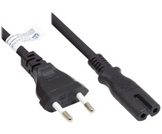 Good Connections Maitinimo kabelis Alcasa Alcasa P0370-S050 maitinimo kabelis juodas 5m maitinimo kištukas C tipo C7 panelis