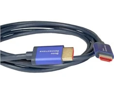 Kabelis Alcasa Alcasa 4521-SF020B HDMI kabelis 2m HDMI A tipo (standartinis) mėlynas