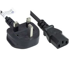 GoodConnections Good Connections Netzkabel England/UK an C13 schw. 3m