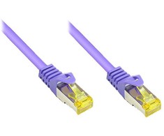GoodConnections „Good Connections“ jungiamasis kabelis su 7 kat. S/FTP 10 m violetiniu kabeliu