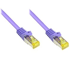 GoodConnections „Good Connections“ jungiamasis kabelis su 7 kat. S/FTP 10 m violetiniu kabeliu