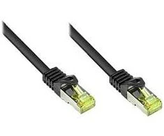 GoodConnections Good Connections Patchkabel m. Cat.7 Rohk. juodas 60m