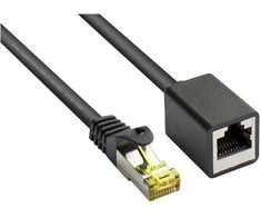 GoodConnections Good Connections Patchkabelverl. m. Cat.7 RK juodas 5m