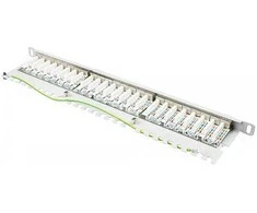 GoodConnections Good Connections Geros jungtys Patchpanel 19'' 24Port 0,5HE CAT6 STP grau
