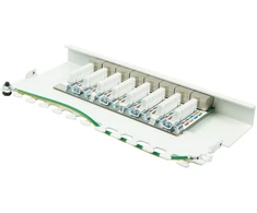 GoodConnections Good Connections Patchpanel Cat.6A 8-Port 0,5 HE reinweiß