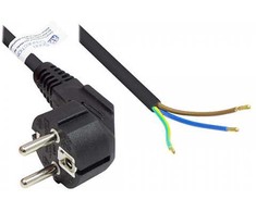 Good Connections Alcasa Alcasa P0185-S050 kabelis zasilające Juodas 5 m Wtyczka zasilająca typu E+F