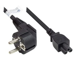 GoodConnections Good Connections Schutzkontakt-Stecker gew.- C5 schw. 3m