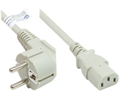 GoodConnections Good Connections Schutzkontakt-Stecker gew.- C13 grau 5m