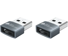 Adapteris USB Good Connections USB-A - USB-C Pilka (USB-AD203-2)