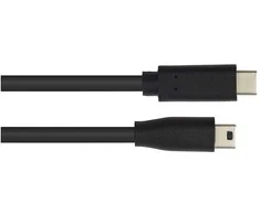 GoodConnections Kabelis USB Alcasa USB-C - miniUSB 0.3 m Juodas (3310-CM003)