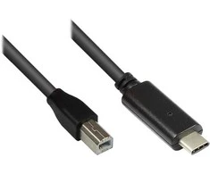 GoodConnections Good Connections USB2.0 Kabelis C-B schw. 1,8m