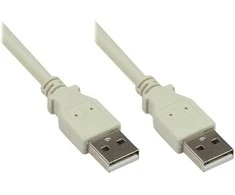 GoodConnections Good Connections USB2.0 Kabelis A-A grau 1,8m