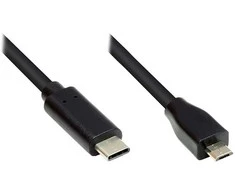 GoodConnections Good Connections USB2.0 Kabelis Micro B-C schw. 5m