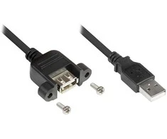 GoodConnections Good Connections USB2.0 Verlängerung A-Einbaub. A 0,3m