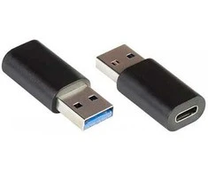 GoodConnections Adapteris USB Alcasa AD300 USB-A - USB-C Juodas (USB-AD300)