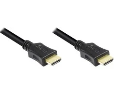 Good Connections Geros jungtys Didelės spartos HDMI laidas 3m su auksiniu eterneto kištuku juodu
