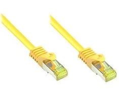 GoodConnections „Good Connections“ jungiamasis kabelis su 7 kat. daugiakanaliu S/FTP kabeliu, 20 m, geltonas