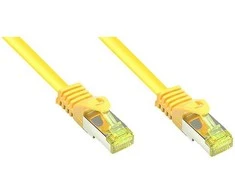 GoodConnections Good Connections Patchkabel mit Cat. 7 Rohkabel S/FTP 7,5m gelb