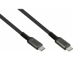 Alcasa „Good Connections“ – geras jungtis, USB 2.0 įkrovos ir duomenų kabelis (240 W), USB-C jungtis / USB-C jungtis, 2 m