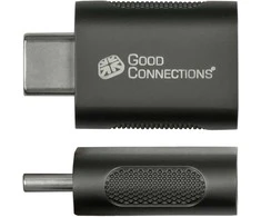 USB adapteris „Good Connections“ USB-A - USB-C, pilkas (USB-AD302)