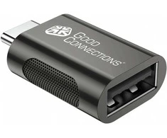 USB adapteris „Good Connections“ USB-A - USB-C, pilkas (USB-AD302)