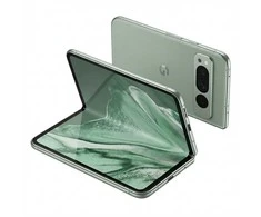 Google „Pixel 10 Pro Fold“ – 5G išmanusis telefonas – dviejų SIM kortelių – 16 GB RAM / 512 GB vidinė atmintis – OLED ekranas – 8 colių – 8 colių – 2152 x 2076 pikselių 2152 x 2076 pikselių (120 Hz) – trijų kamerų 48 MP, 10,5 MP, 10,8 MP – 2 priekinės kameros 10 MP, 10 MP – nefrito spalvos