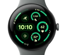 Išmanusis laikrodis Google - „Pixel Watch 3“ 45 mm „Bluetooth“ matinės lazdyno spalvos