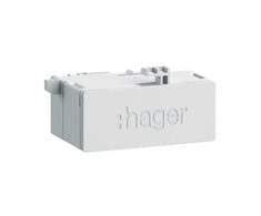 Hager ZZ45WAN2PP RJ45-Buchse in Patch/Patch Ausführung 180° für WAN-Anwendung. IP2