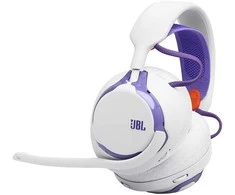 Harman JBL Quantum 650 Belaidės Over-Ear-Gaming-Ausinės, baltas/violett