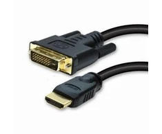 HDMI kabelis - DVI- D 1.2m juoda (77482)