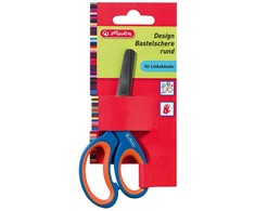 Suapvalintos 13 cm žirklės kairiarankiams - HERLITZ