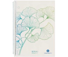 Herlitz Herlitz GREENline notatnik A5 70 ark. Baltas