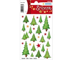Herma HERMA MAGIC Świąteczne choinki jedwab