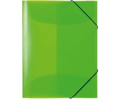 Herma HERMA Sammelmappe A4 neon grün Polypropylen 3St.